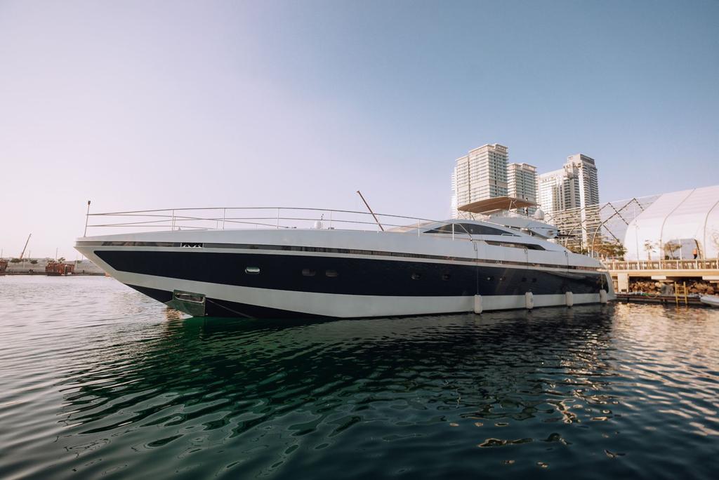 black orange yachts