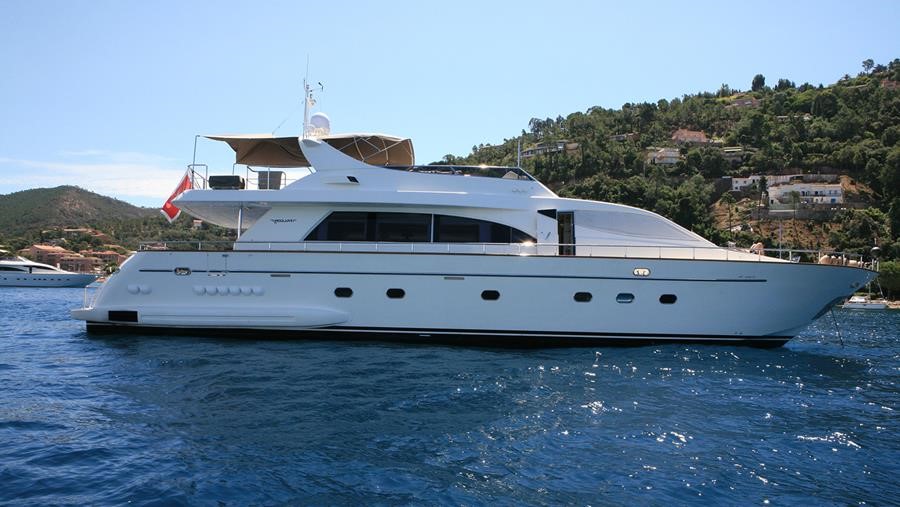 SOLD  FALCON 86′ from 2004 M/Y SERENDIPITY BLUE